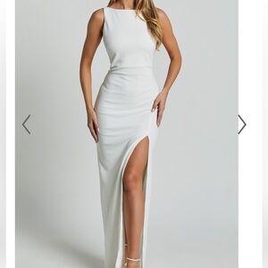 Showpo white maxi dress